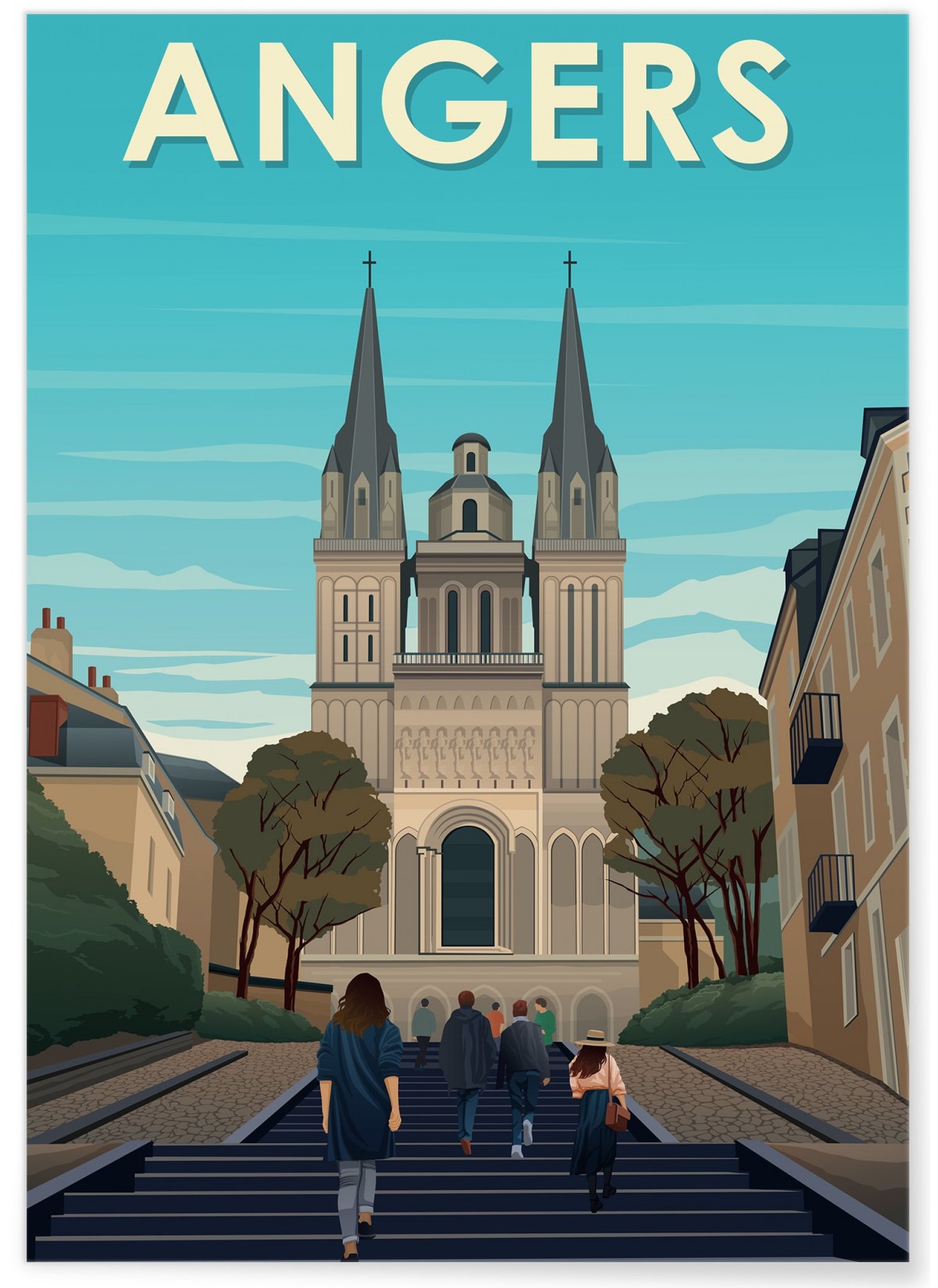Affiche ville Angers 3