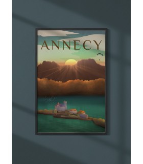 Affiche ville Annecy