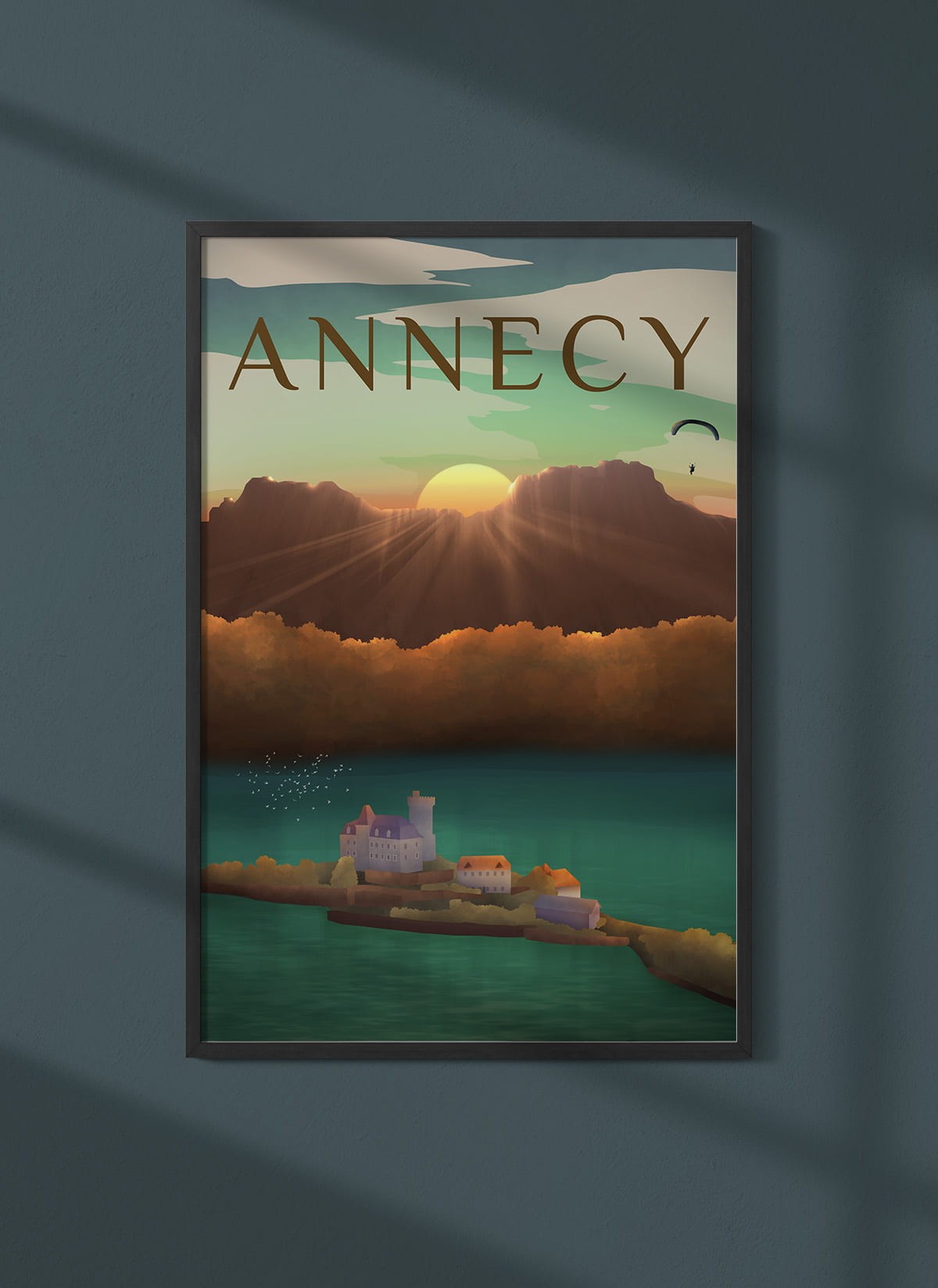 Affiche ville Annecy
