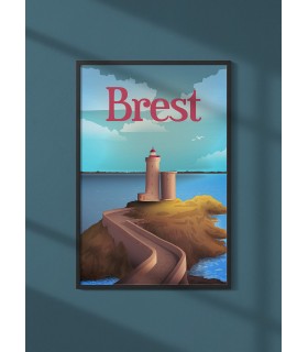 Affiche ville Brest