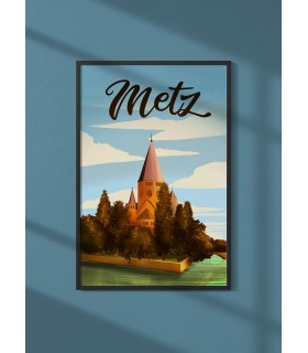 Affiche ville Metz