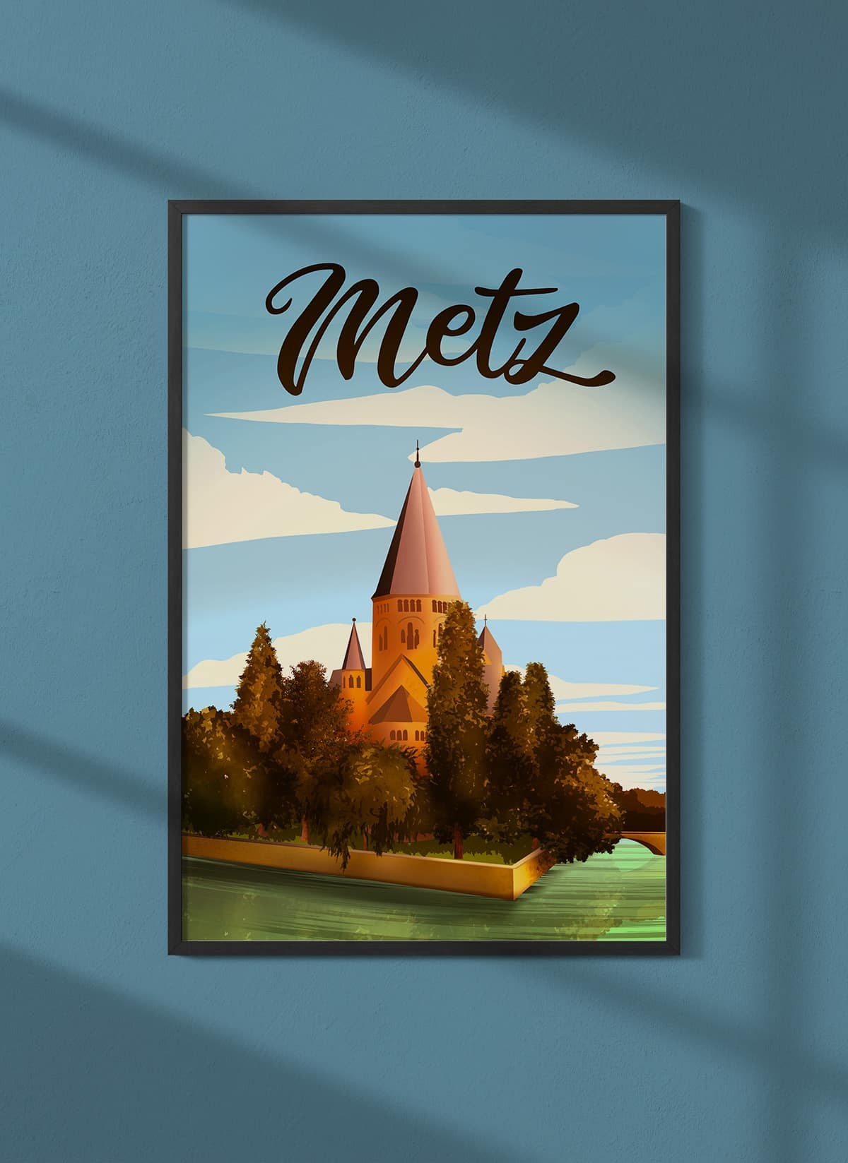 Affiche ville Metz
