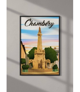 Affiche ville Chambéry