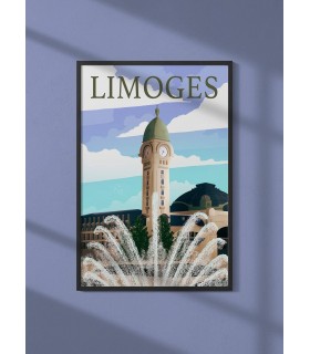 Affiche ville Limoges
