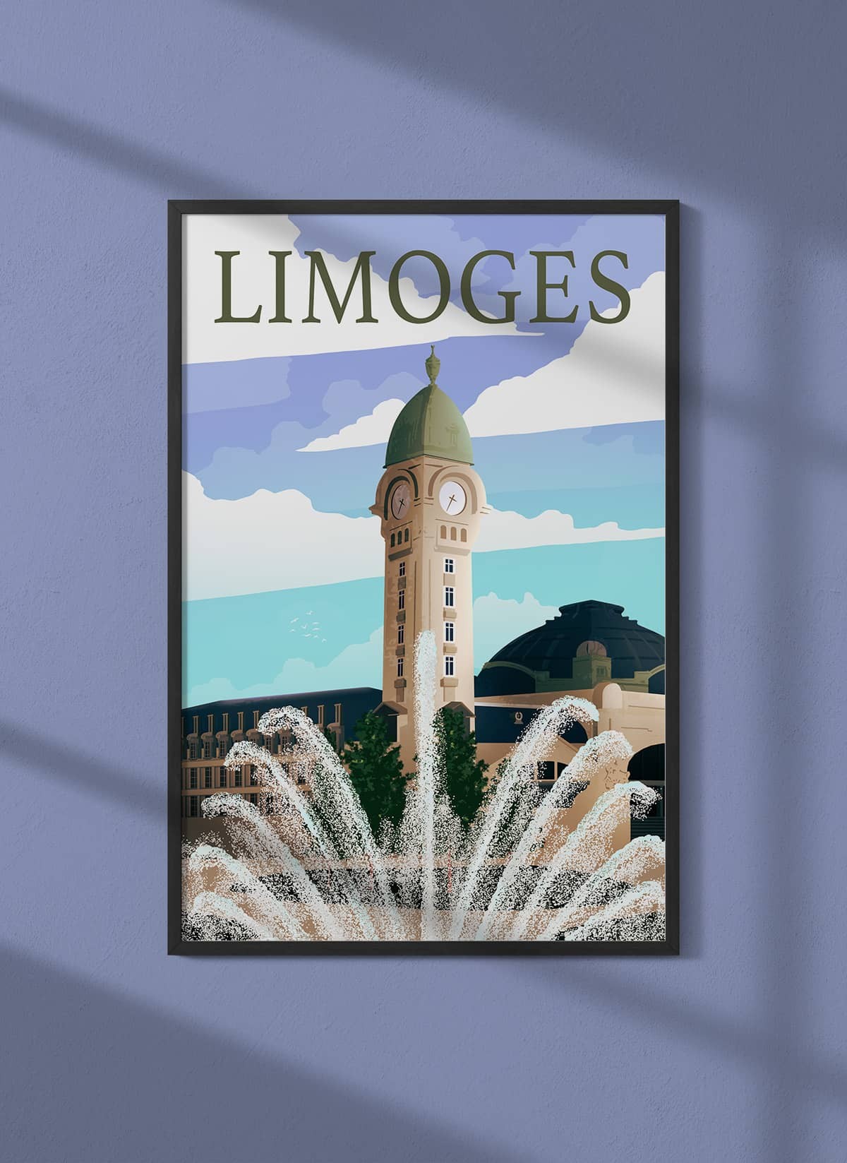 Affiche ville Limoges