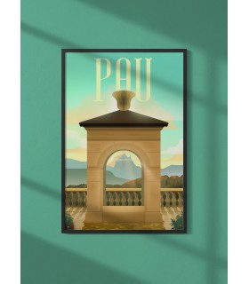 Affiche ville Pau