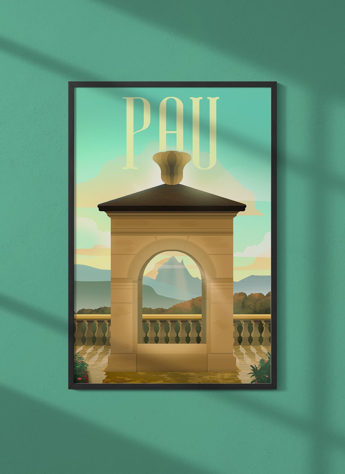 Affiche ville Pau