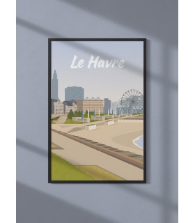 Affiche ville Le Havre