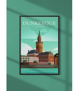 Affiche ville Dunkerque