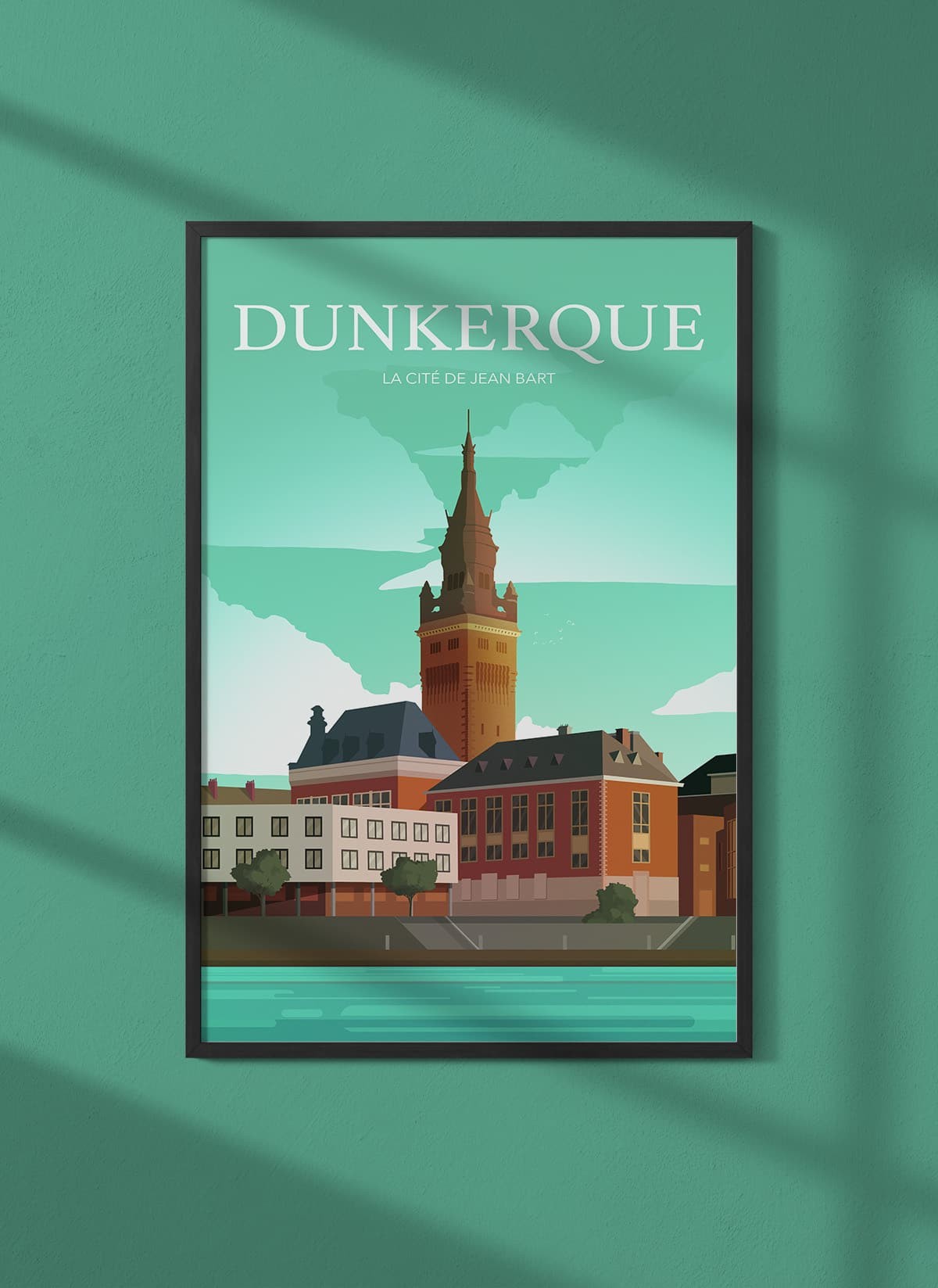 Affiche ville Dunkerque