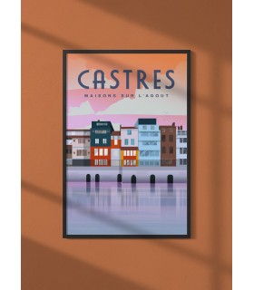 Affiche ville Castres