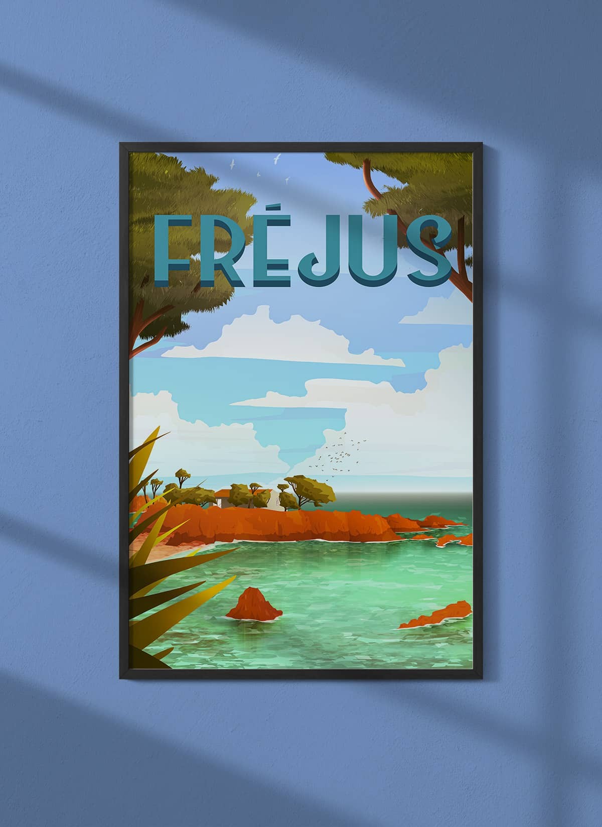 Affiche ville Fréjus