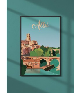 Affiche ville Albi