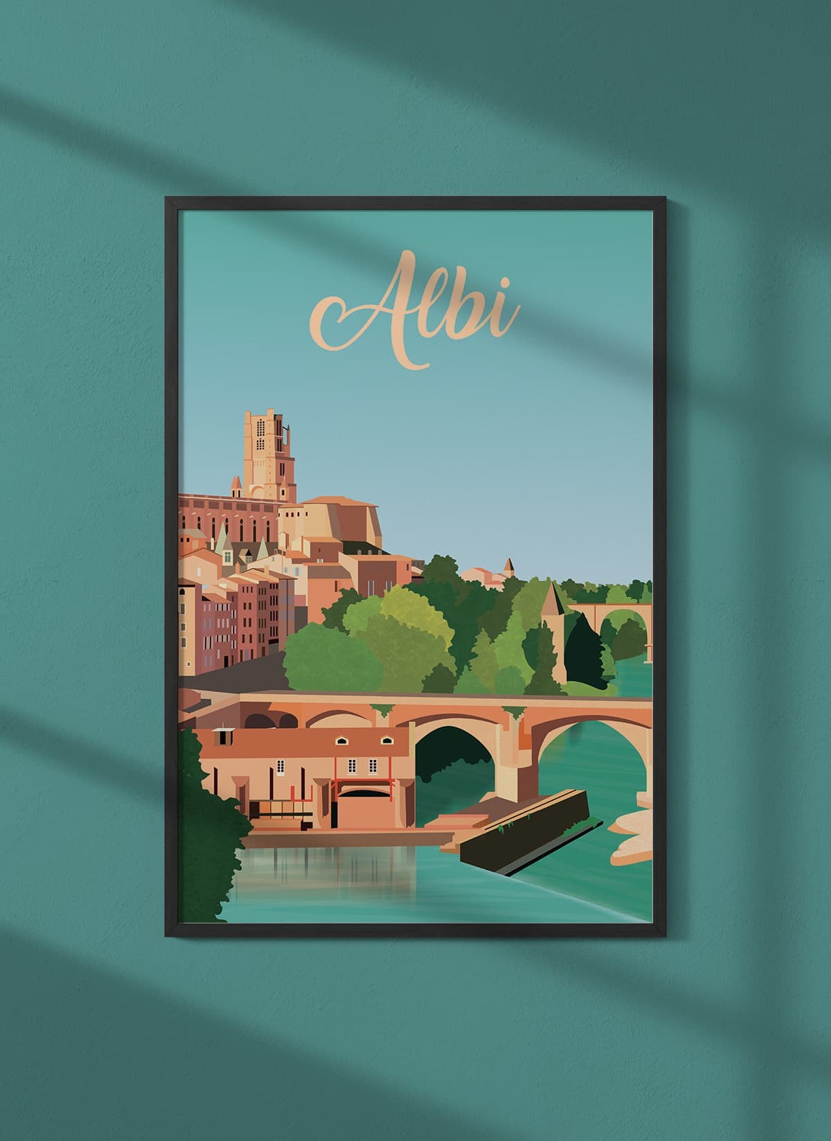 Affiche ville Albi