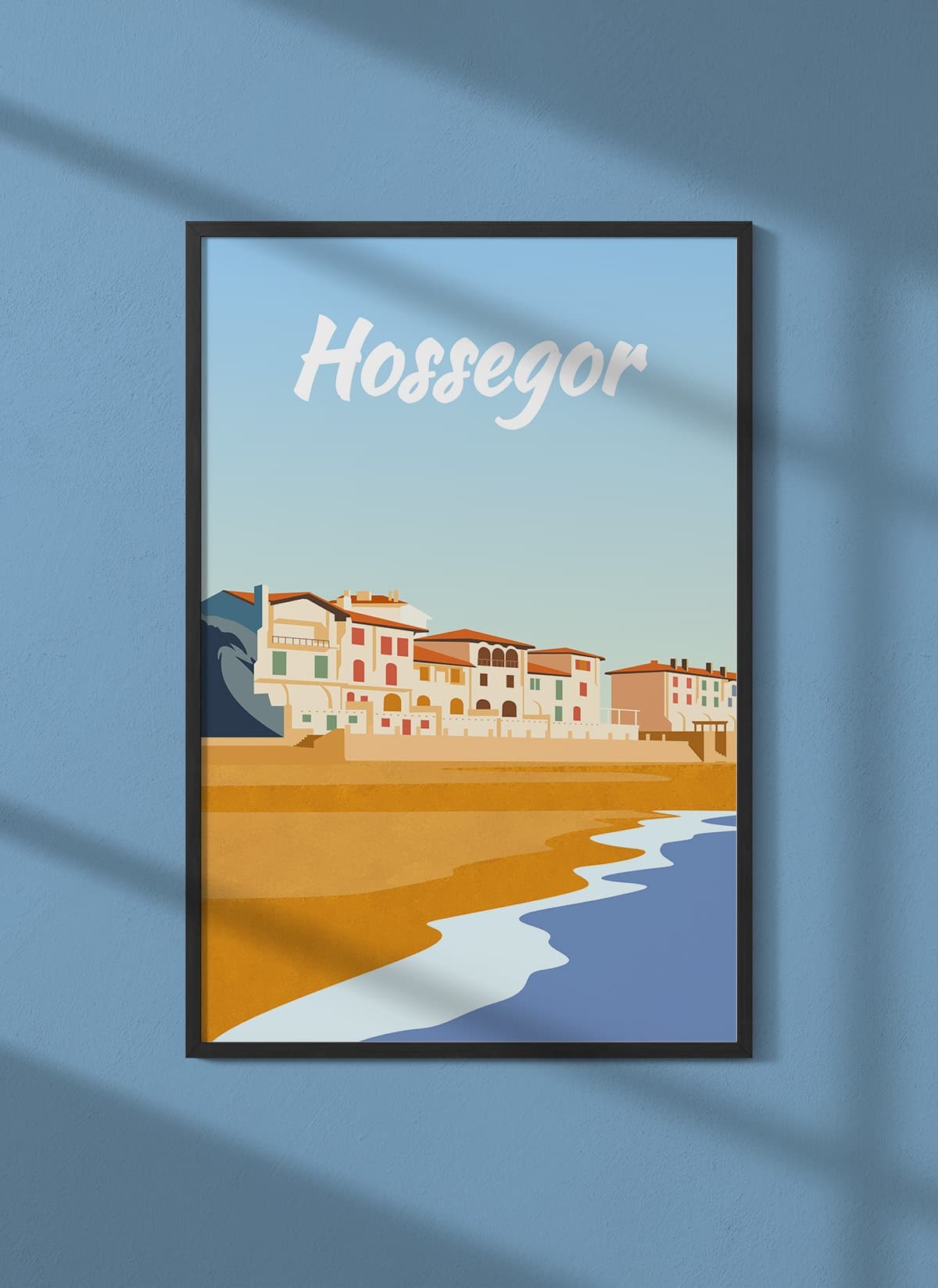 Affiche ville Hossegor