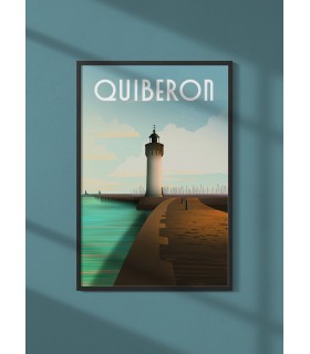 Affiche ville Quiberon