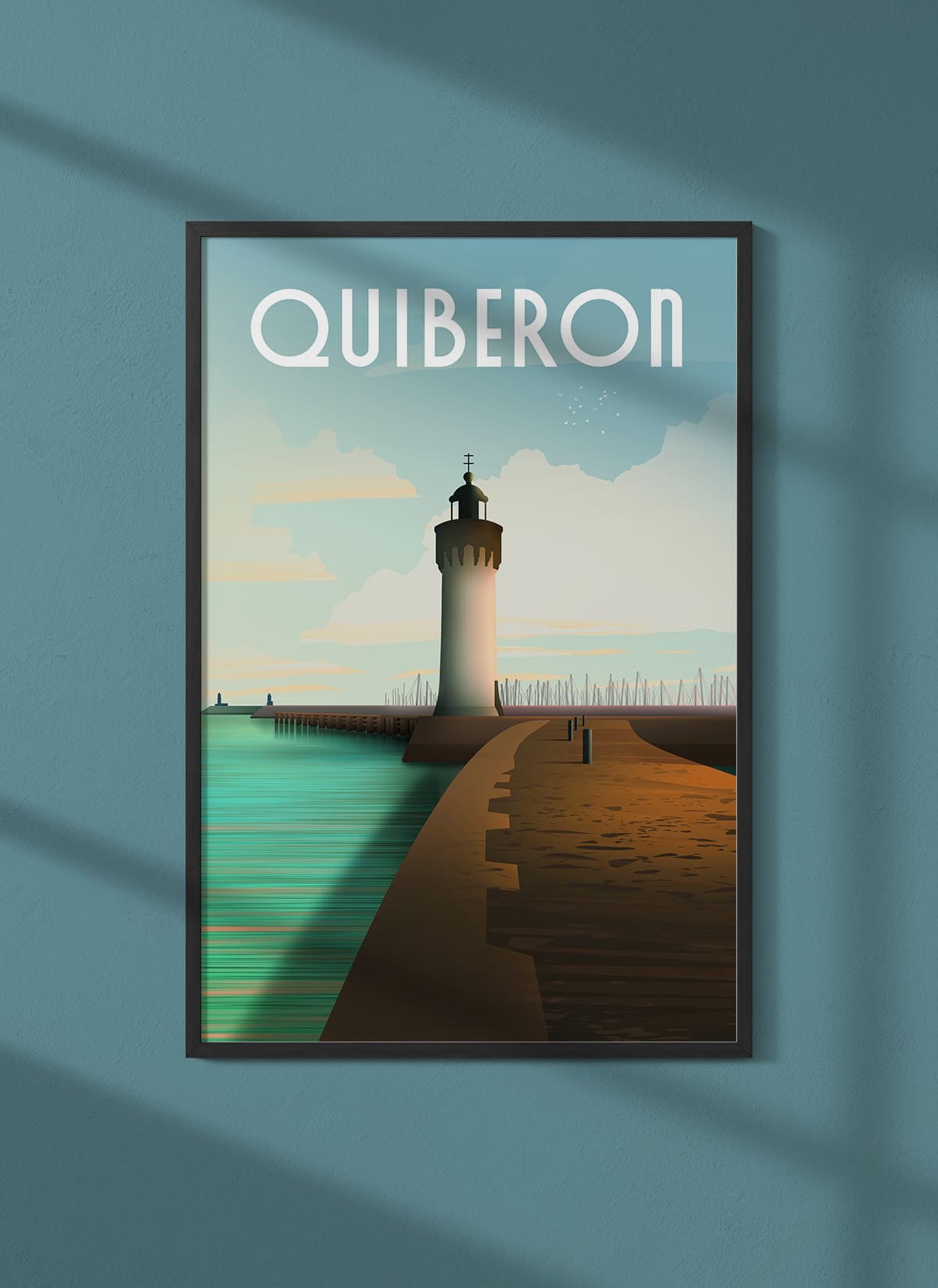 Affiche ville Quiberon
