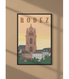 Affiche ville Rodez