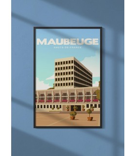 Affiche ville Maubeuge