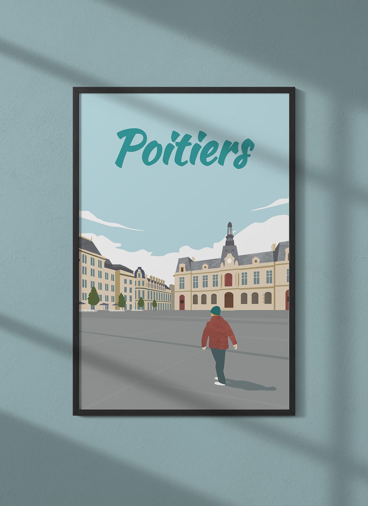 Affiche ville Poitiers