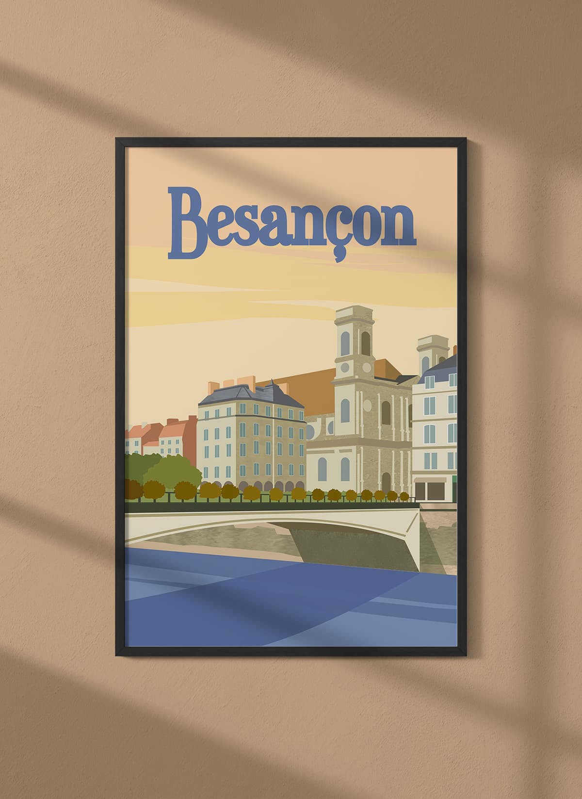 Affiche ville Besançon