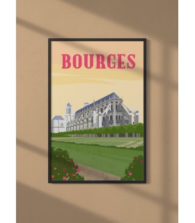Affiche ville Bourges