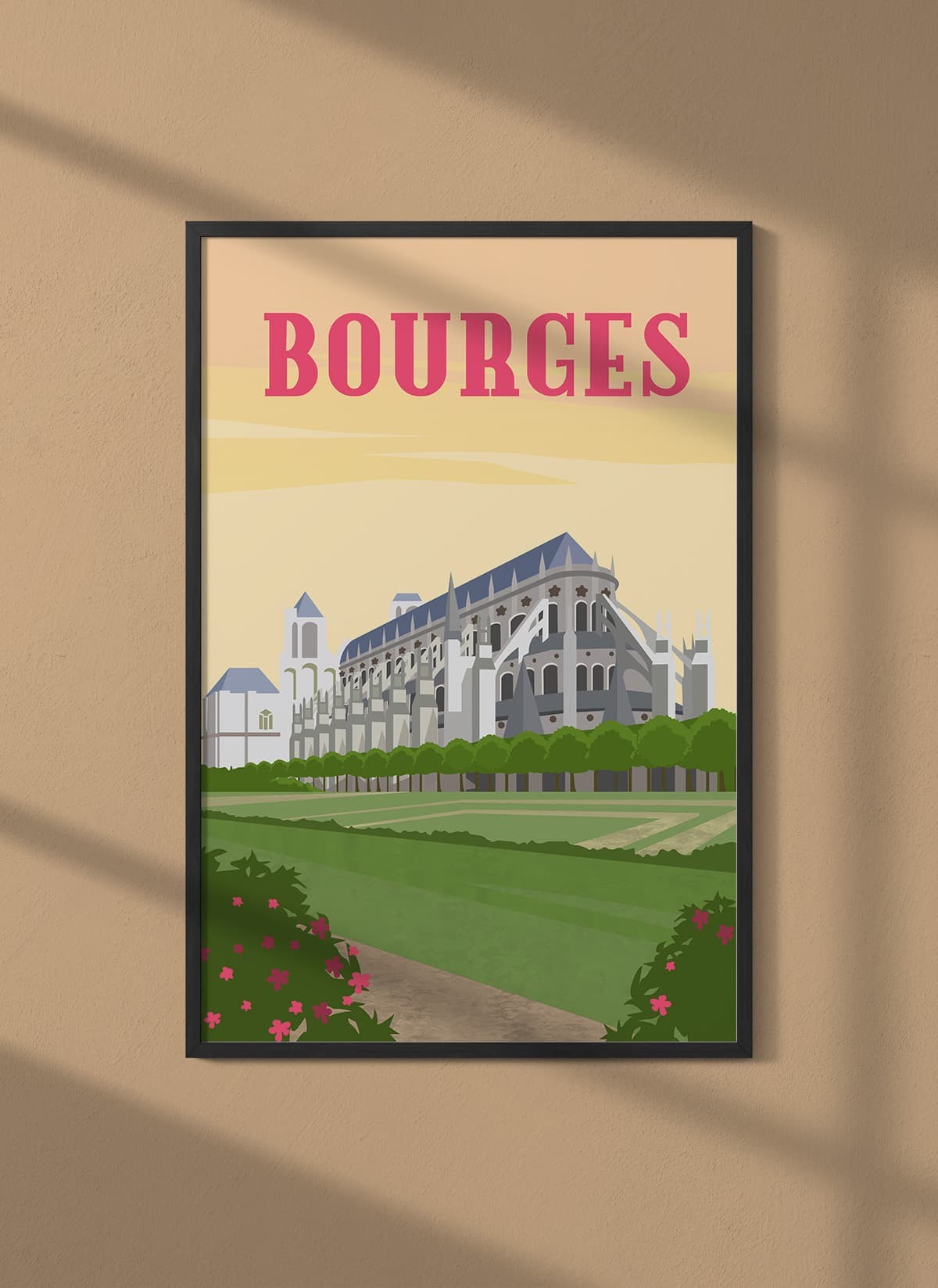 Affiche ville Bourges