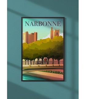 Affiche ville Narbonne