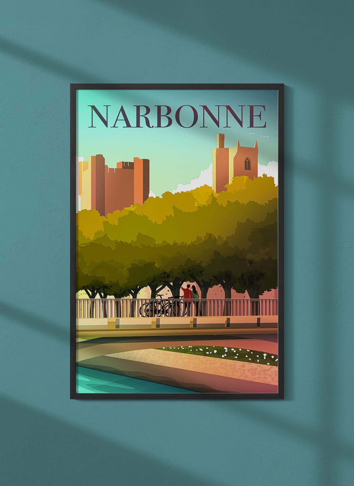 Affiche ville Narbonne