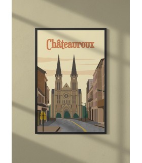 Affiche ville Châteauroux
