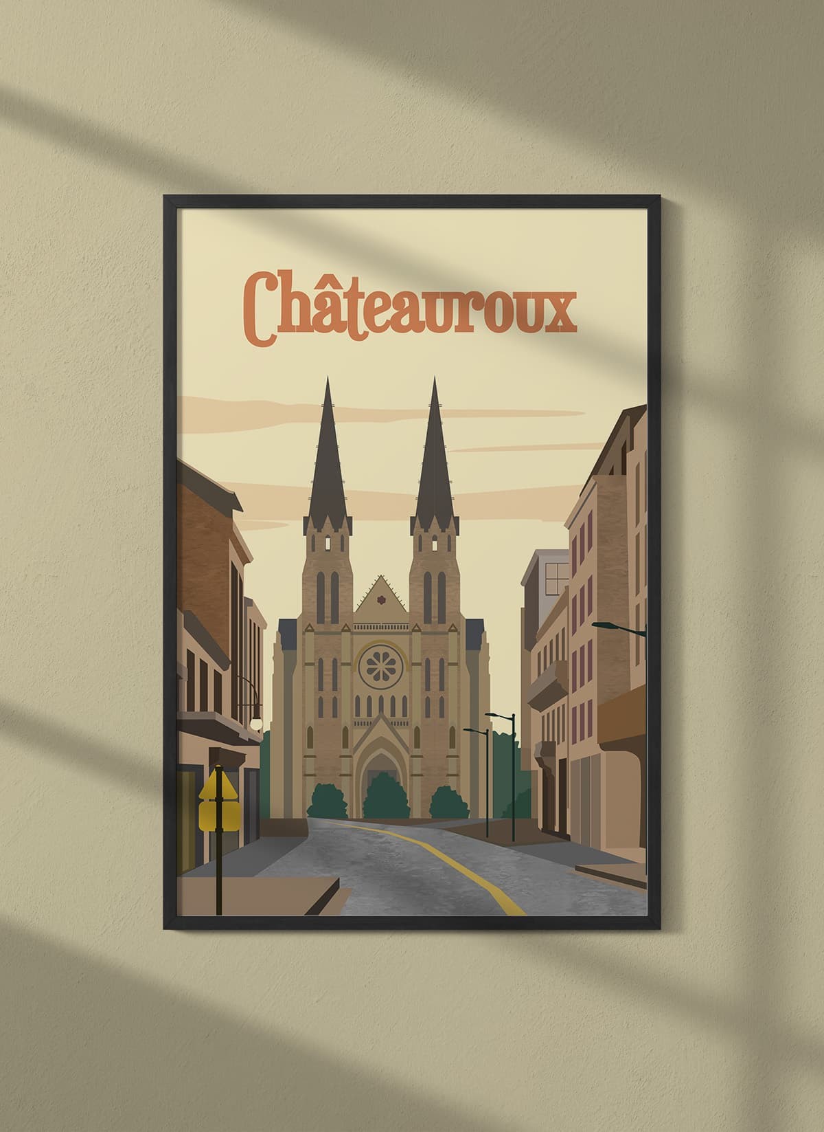 Affiche ville Châteauroux