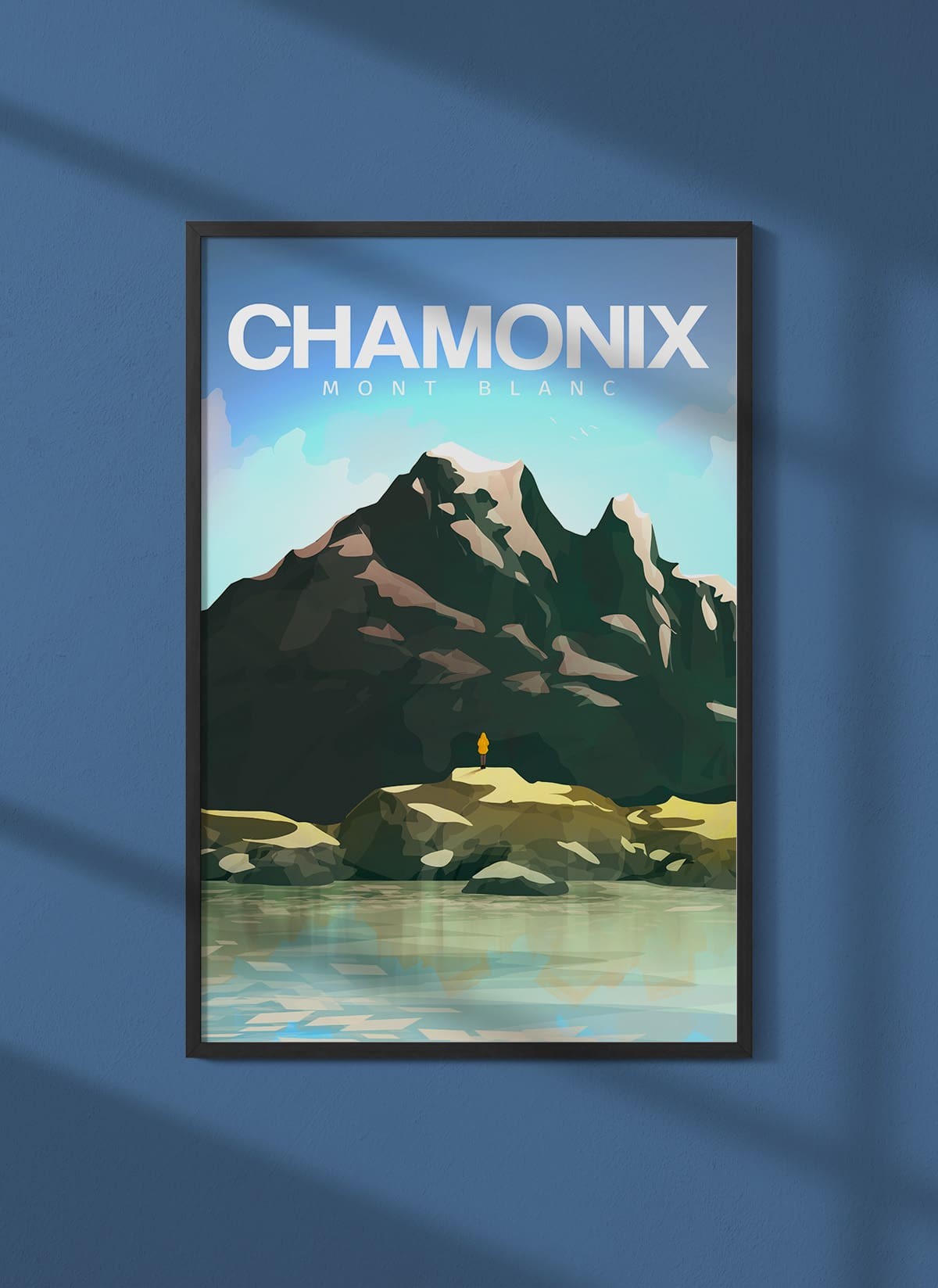 Affiche ville Chamonix-Mont-Blanc