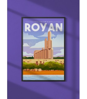 Affiche ville Royan