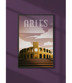Affiche ville Arles