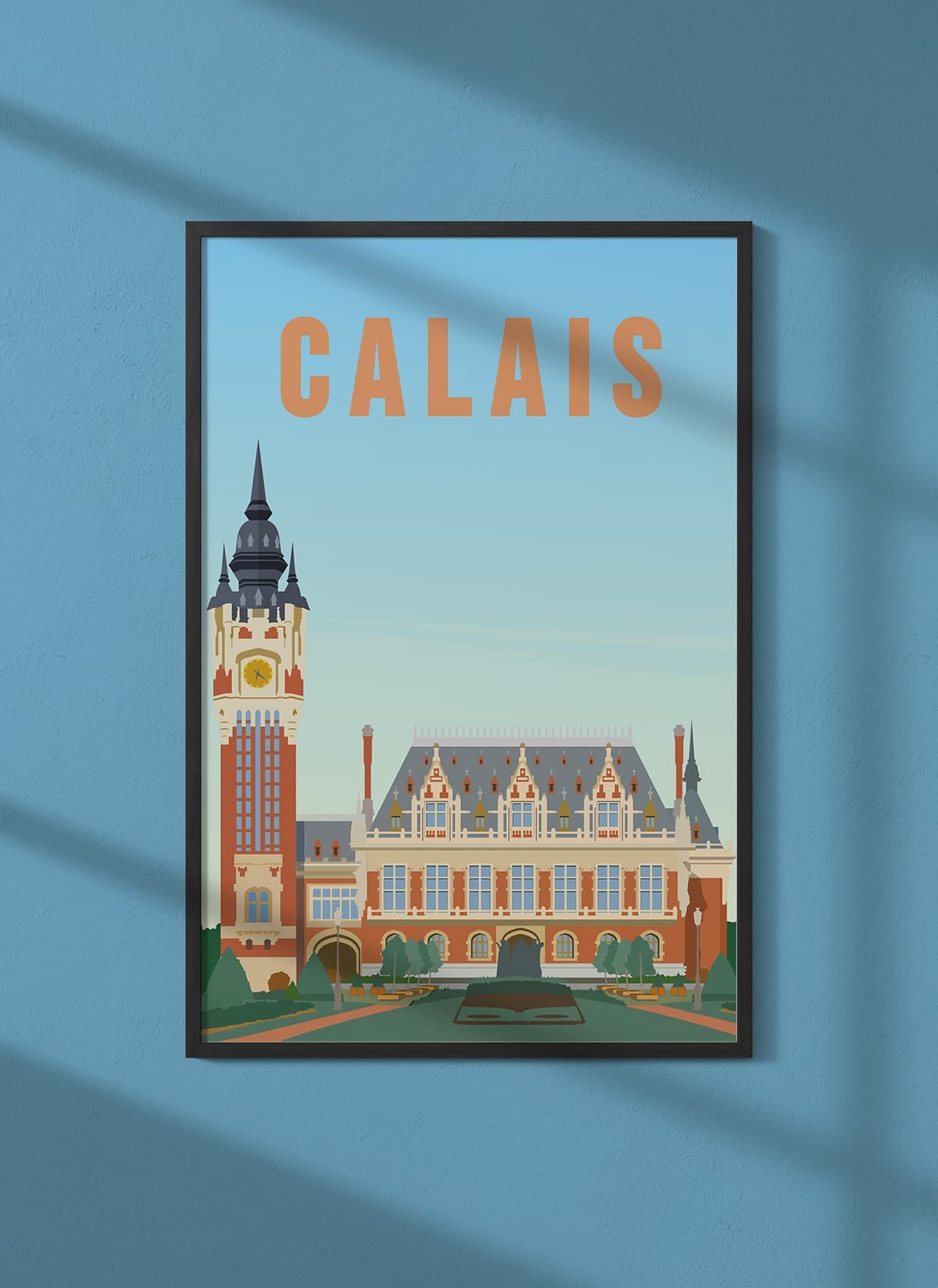 Affiche ville Calais