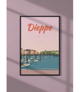 Affiche ville Dieppe