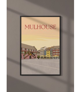 Affiche ville Mulhouse