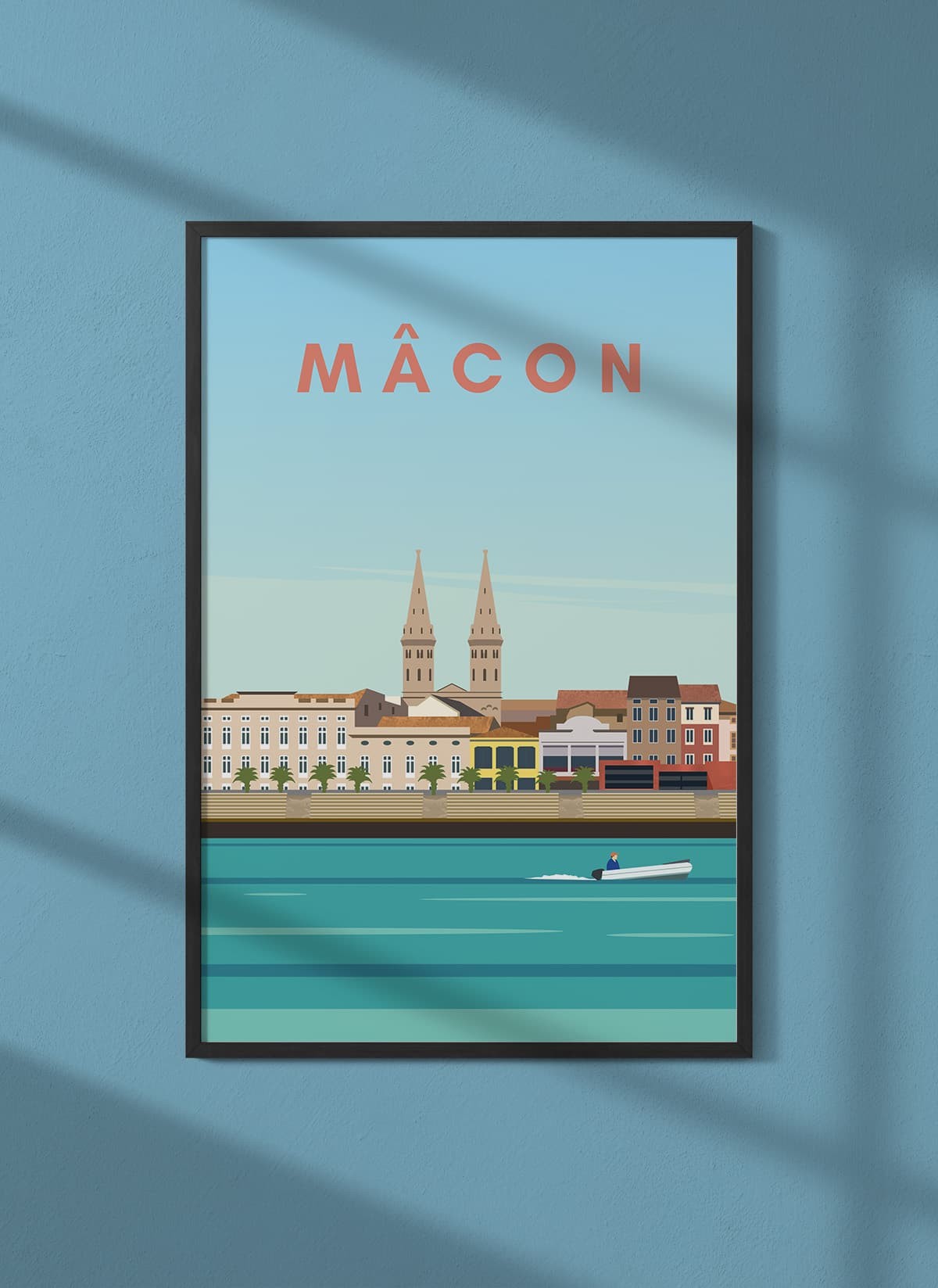 Affiche ville Mâcon