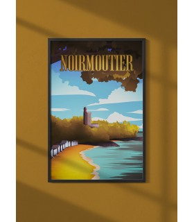 Affiche ville Noirmoutier