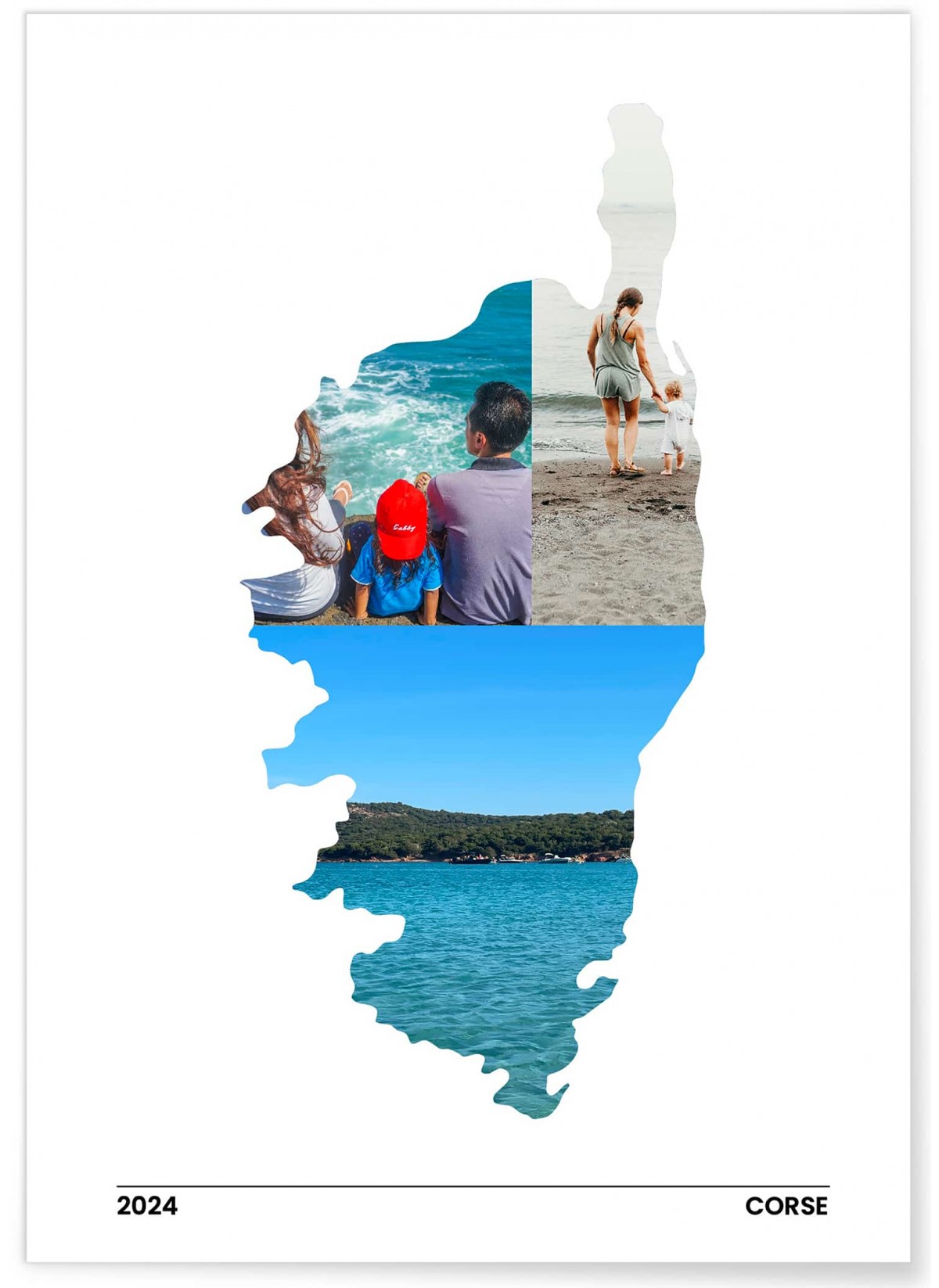 Poster photo personnalisé Corse - L'AFFICHERIE