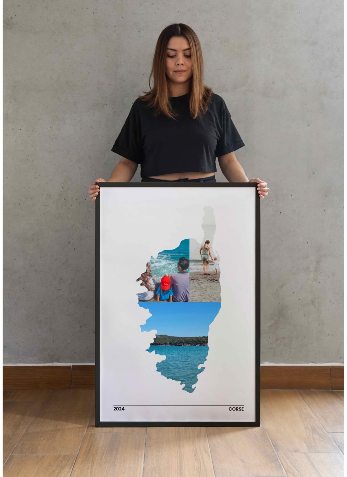 Poster photo personnalisé Corse - L'AFFICHERIE