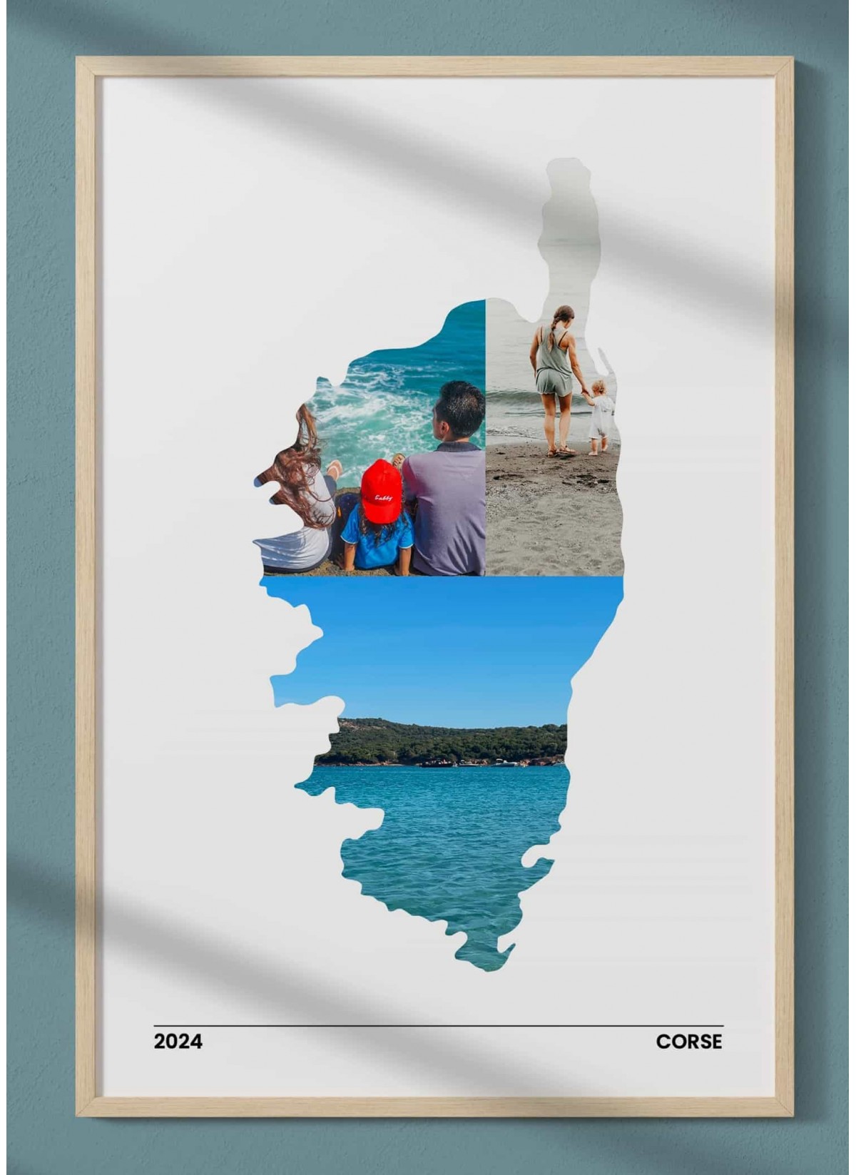 Poster photo personnalisé Corse - L'AFFICHERIE
