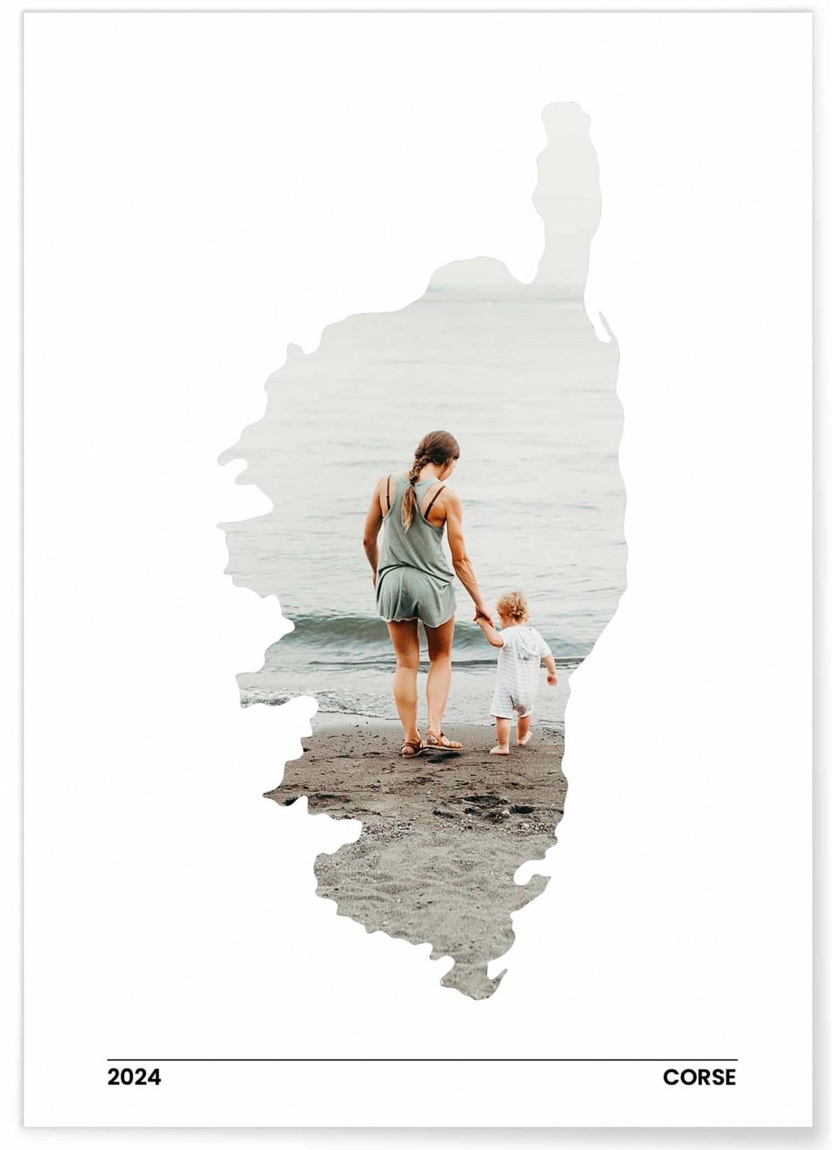 Poster photo personnalisé Corse - L'AFFICHERIE
