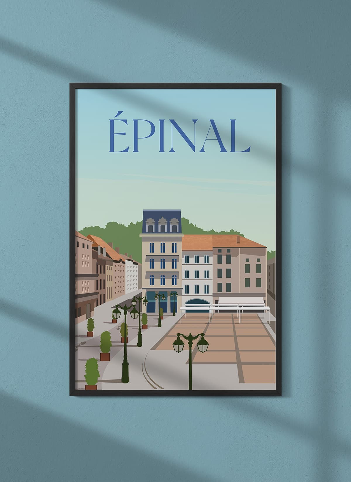 Affiche ville Épinal
