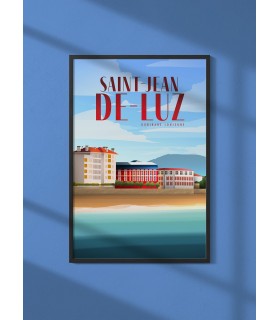 Affiche ville Saint-Jean-de-Luz