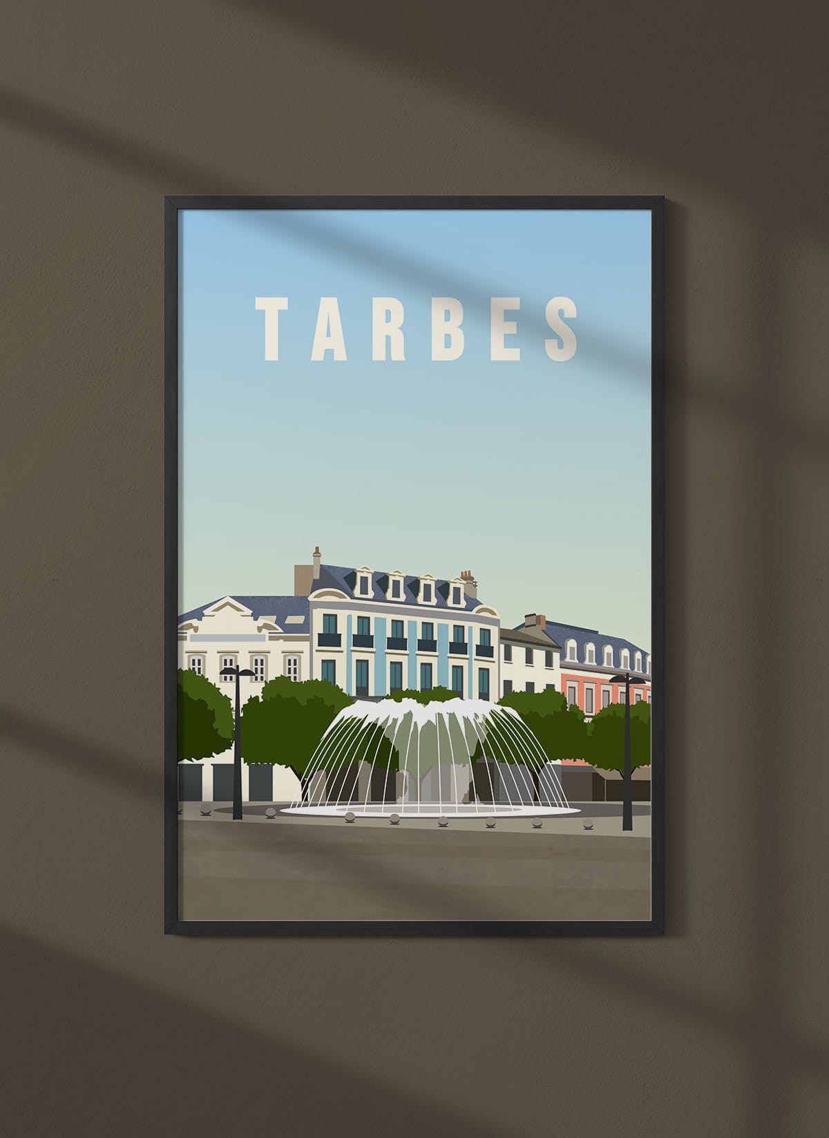 Affiche ville Tarbes