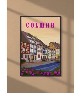 Affiche ville Colmar