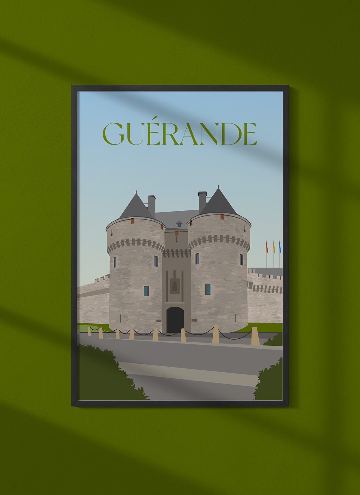 Affiche ville Guérande