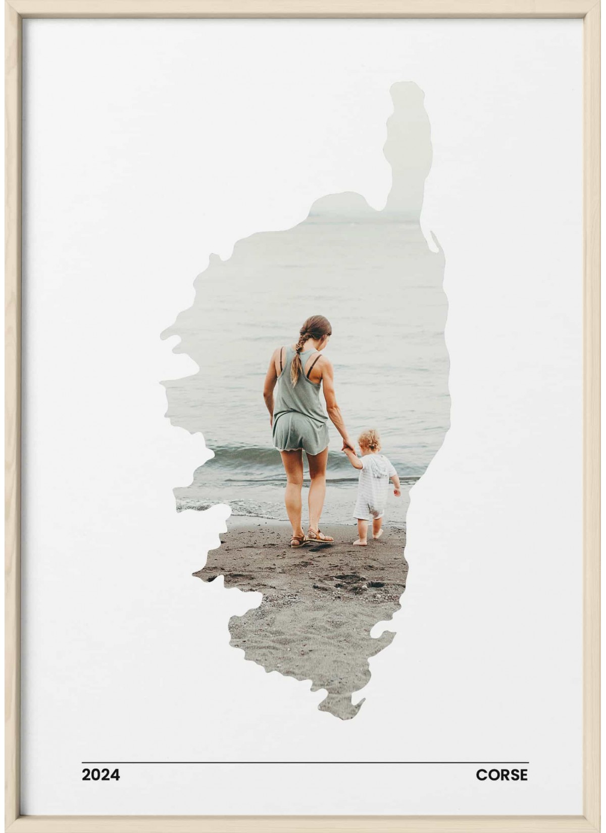 Poster photo personnalisé Corse - L'AFFICHERIE