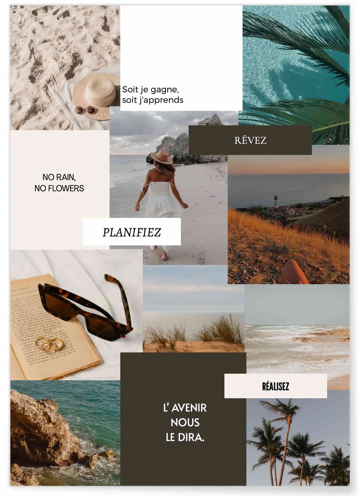 Affiche Personnalisée Vision Board - Créez et Visualisez Vos Objectifs